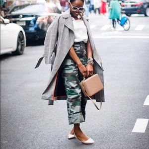 J Crew Foundry Camouflage Wide Leg Camo 